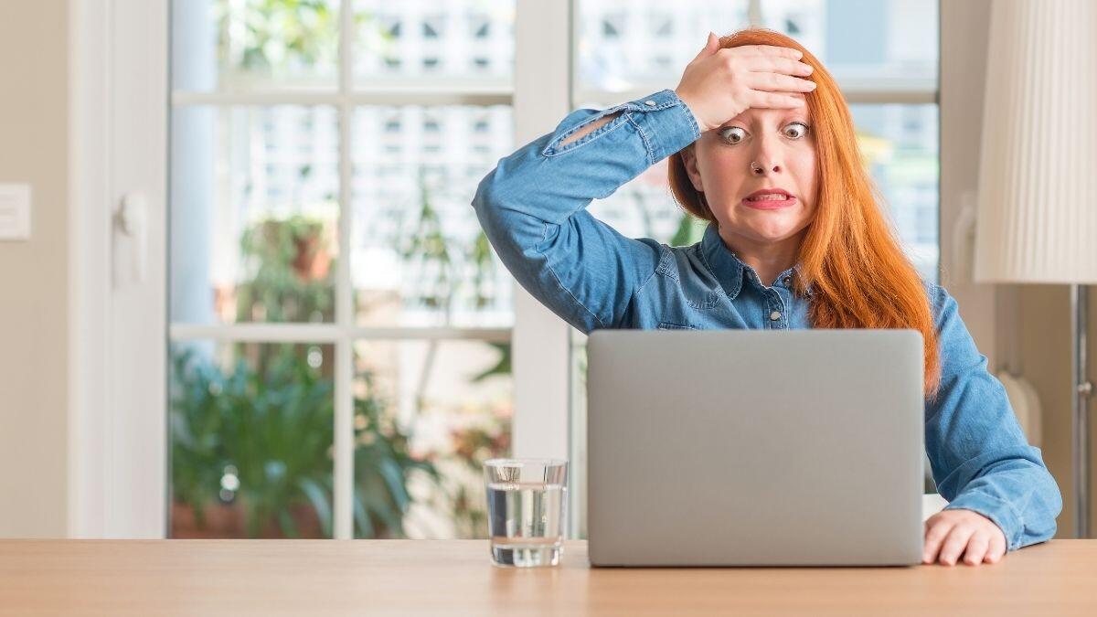 lady working on laptop