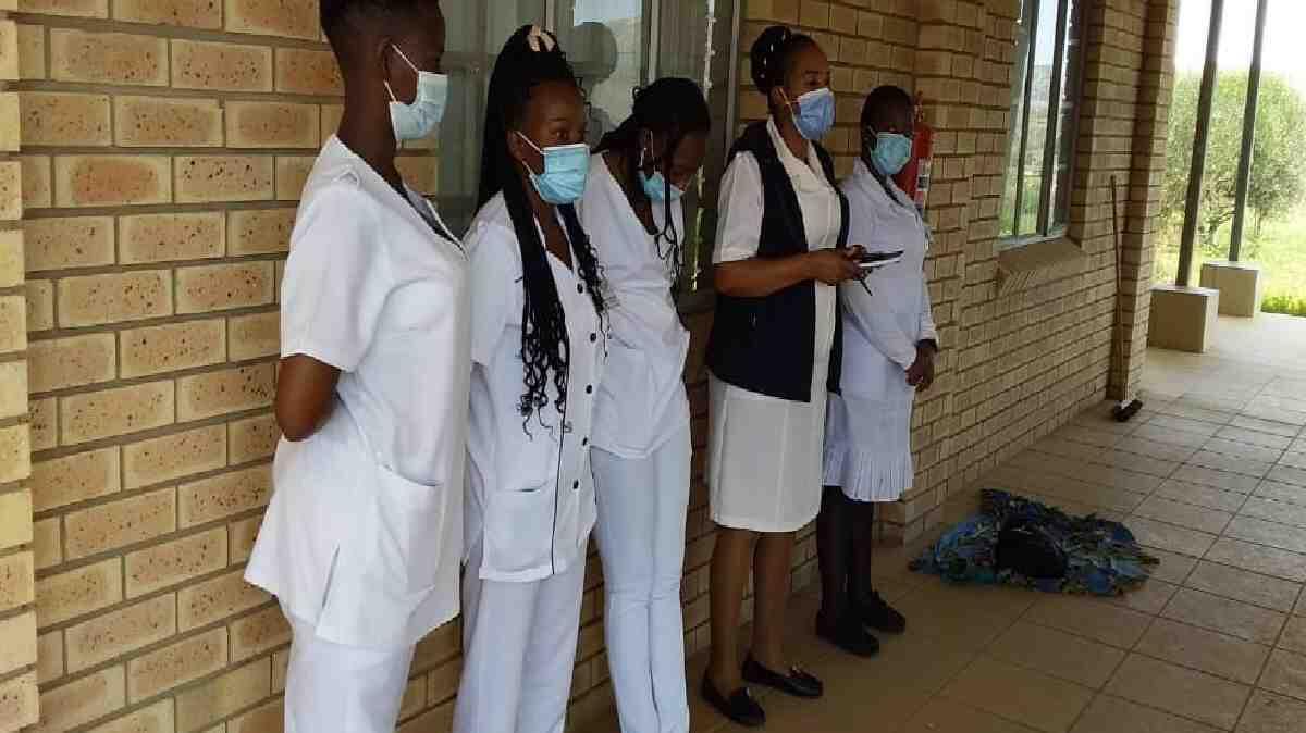 Sizanesu Nursing Training Institute students