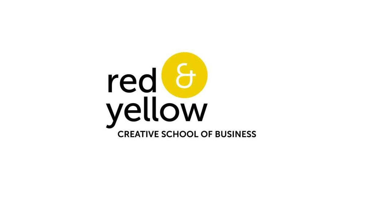 Red & Yellow Creative School Business Logo