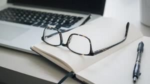 glasses laptop