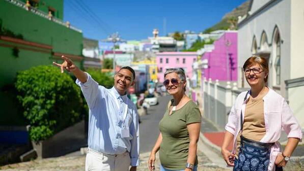 Tourists at Bokaap