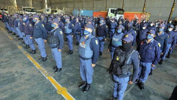 SAPS member who have concluded their training 
