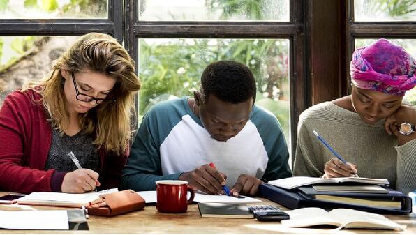 Group of University Students considering taking a gap year