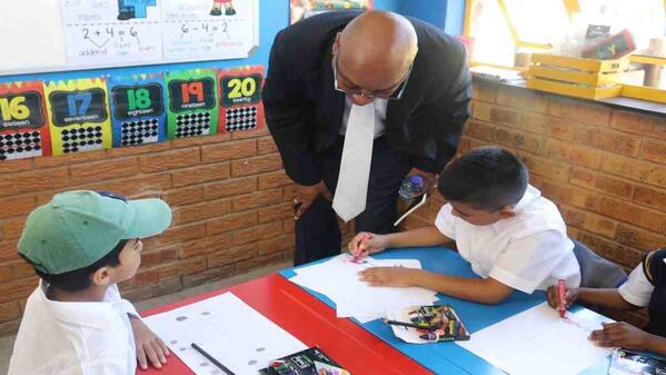 DBE official visits Northern Cape school