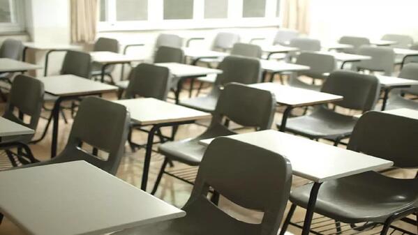 new teacher assistant to enter empty classroom