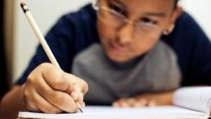 IEB student practices using a past paper at home