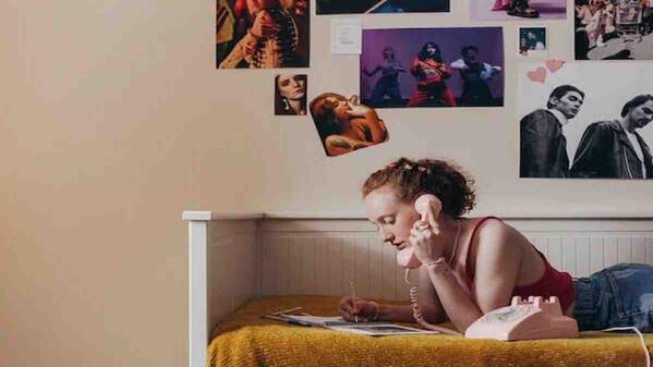 Woman in bedroom 