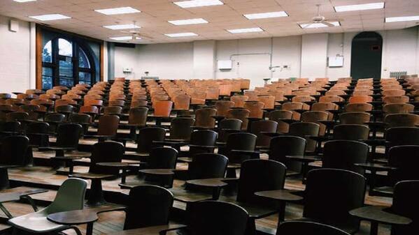 Vacant lecture centre