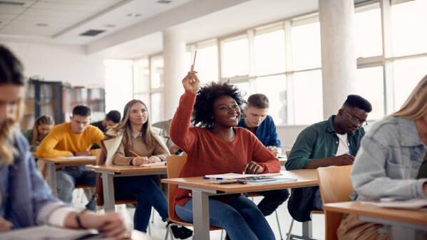 Students in classroom