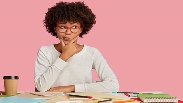 person thinking about their career choices