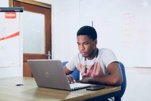 student laptop
