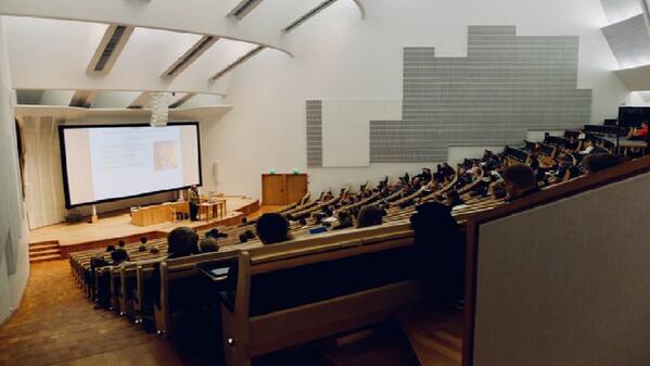 university students in lecture 