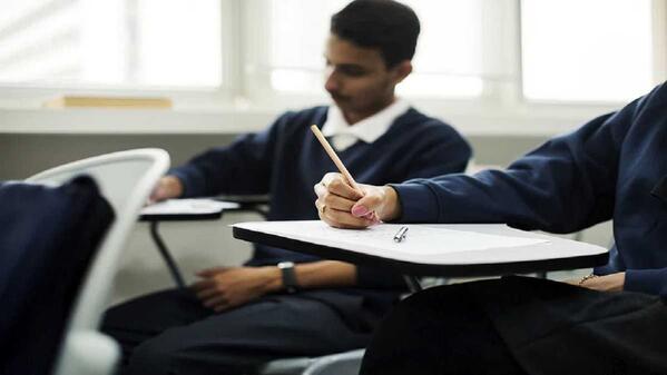 matric learner rewriting exam