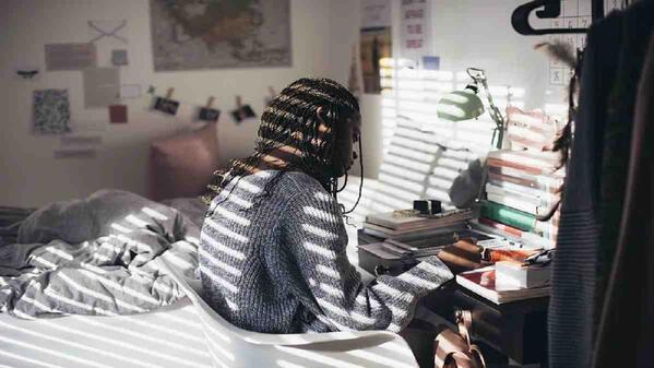 learner studying at home for matric exams