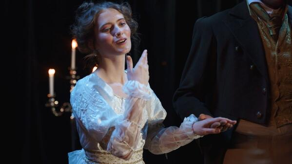 lady acting